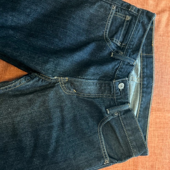 Levi's Men's rare blank 514 Dark Blue Jeans W29 L32 - Picture 10 of 16